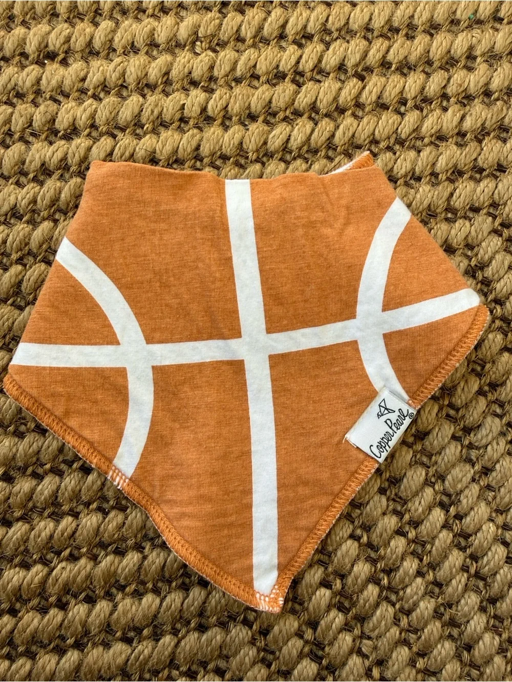 Set of 5 Copper Pearl Kids' Bandana Bibs